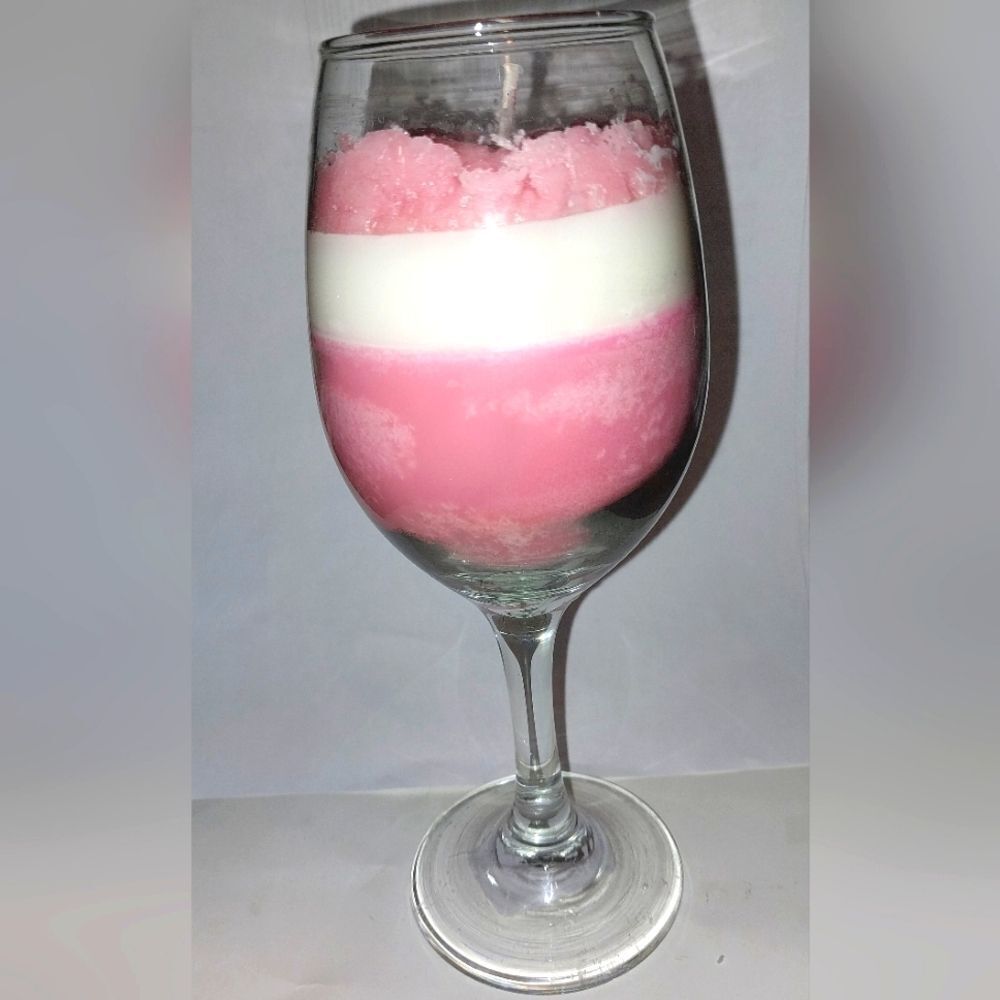Hand crafted limited edition "Malibu Barbie" cocktail candle